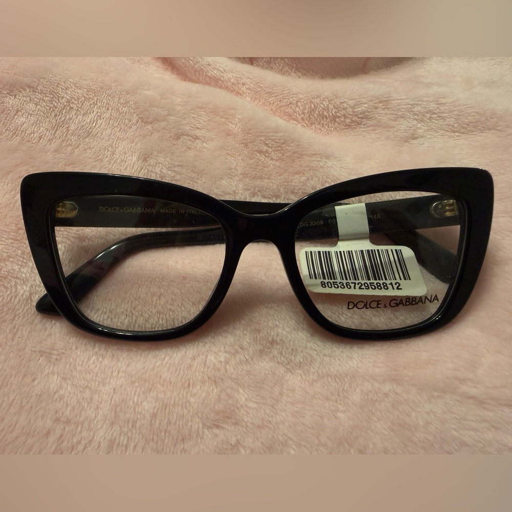 Dolce & Gabbana Black Glasses Frame